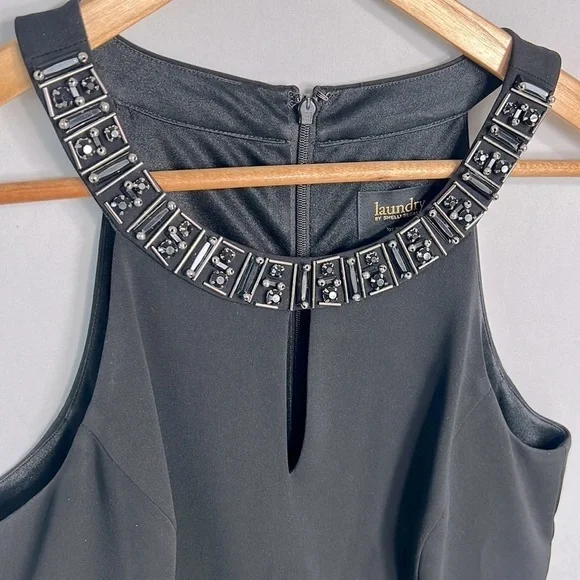 Laundry by Shelli Segal Black cocktail dress size 4 NWOT - Picture 2 of 6